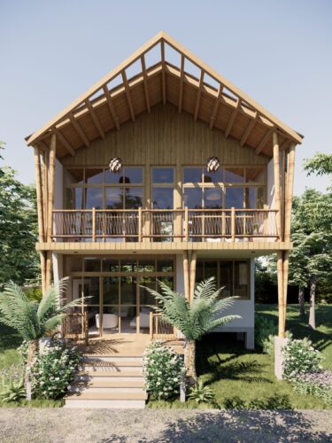 Diseño de casa de campo GE2 en Huacho, Huaura
