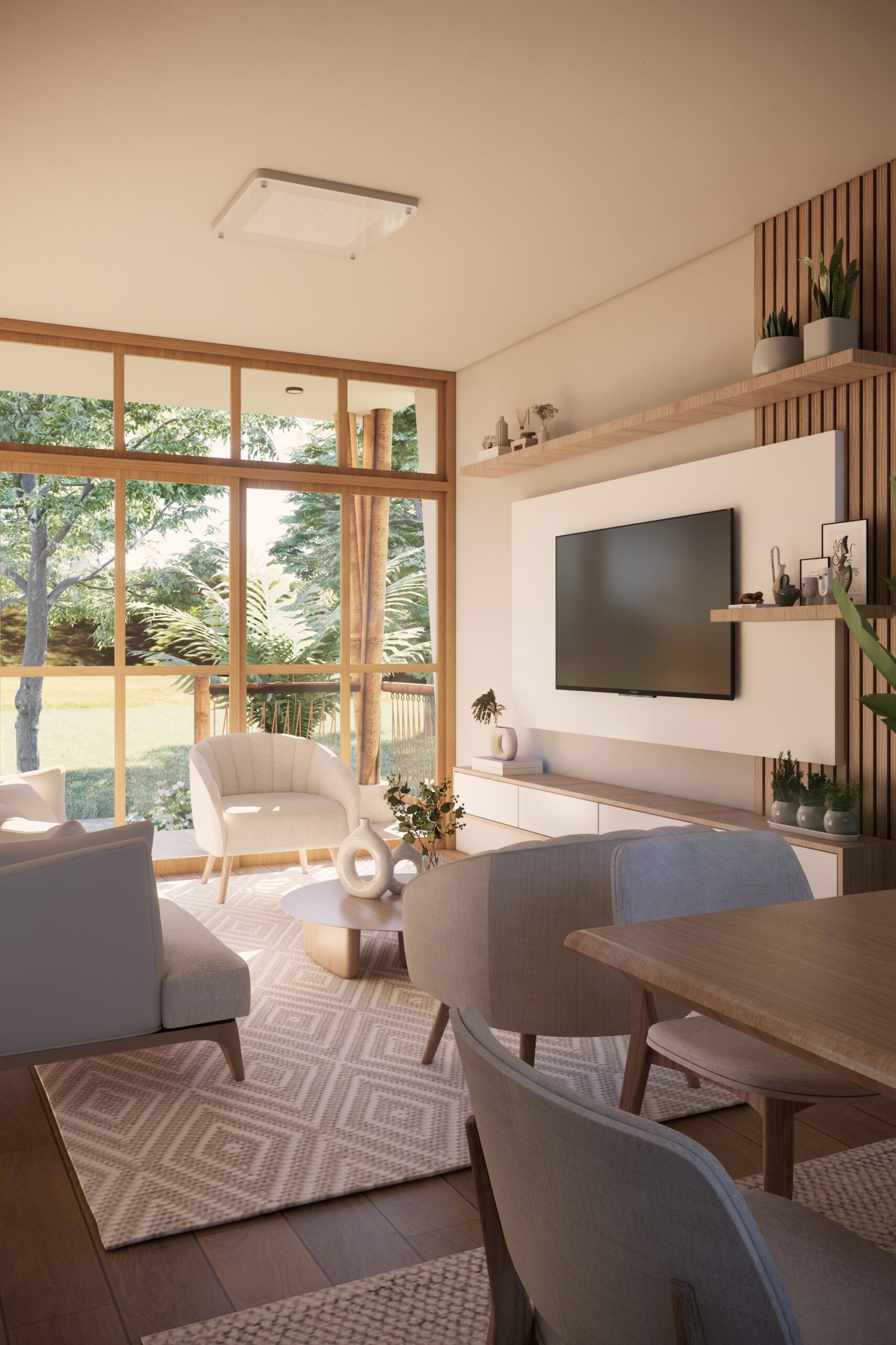 Diseño de casa de campo GE2 en Huacho, Huaura