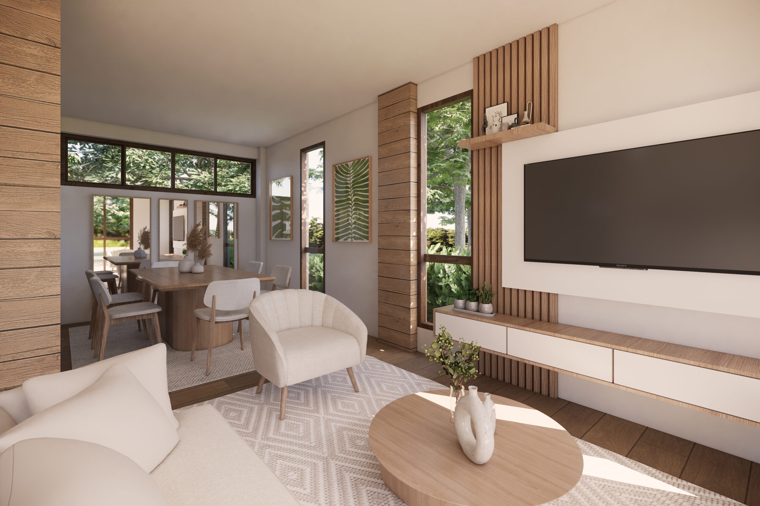 Diseño de casa de campo GE3 en Huacho