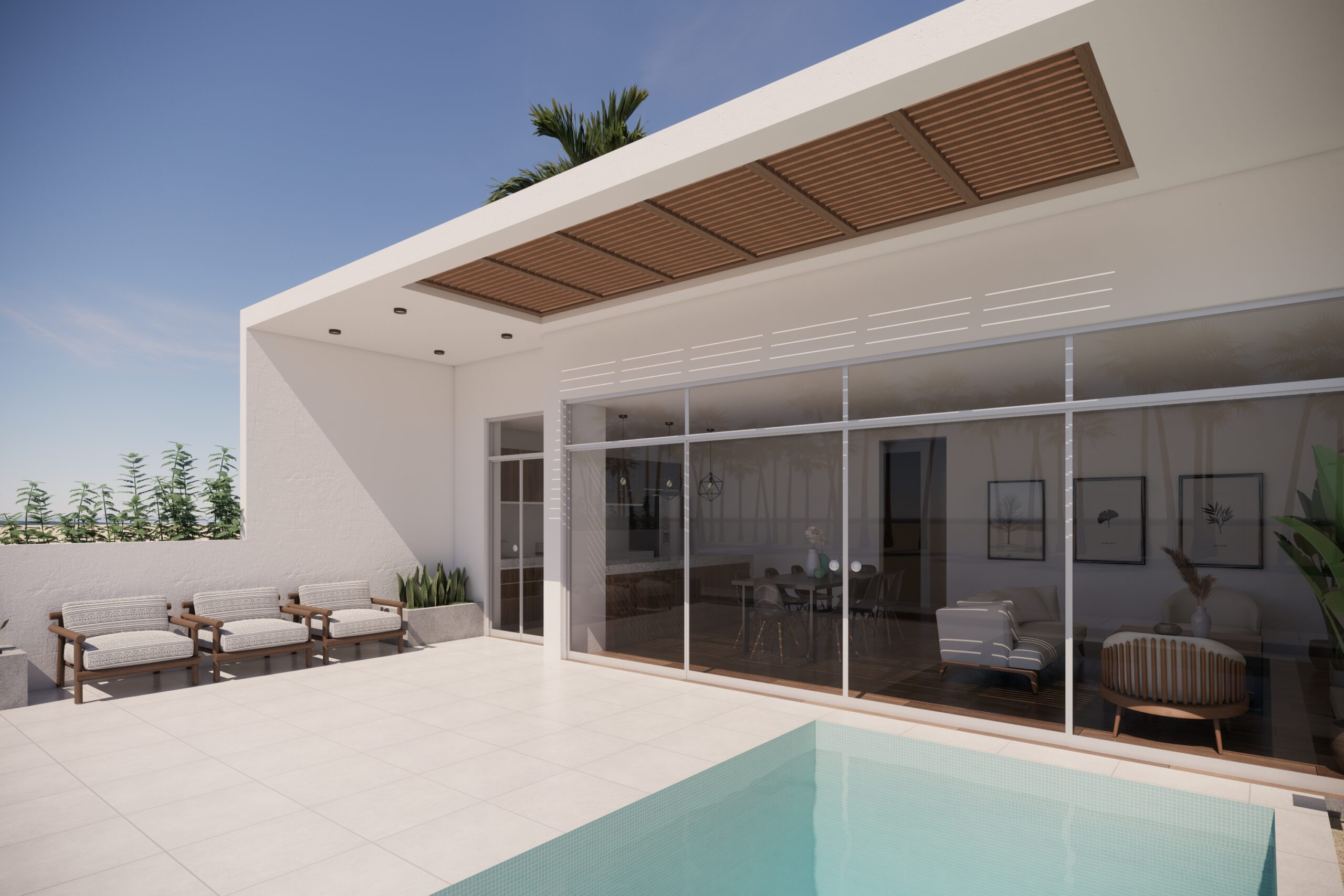 Diseño de casa de playa LC en Tambo de Mora