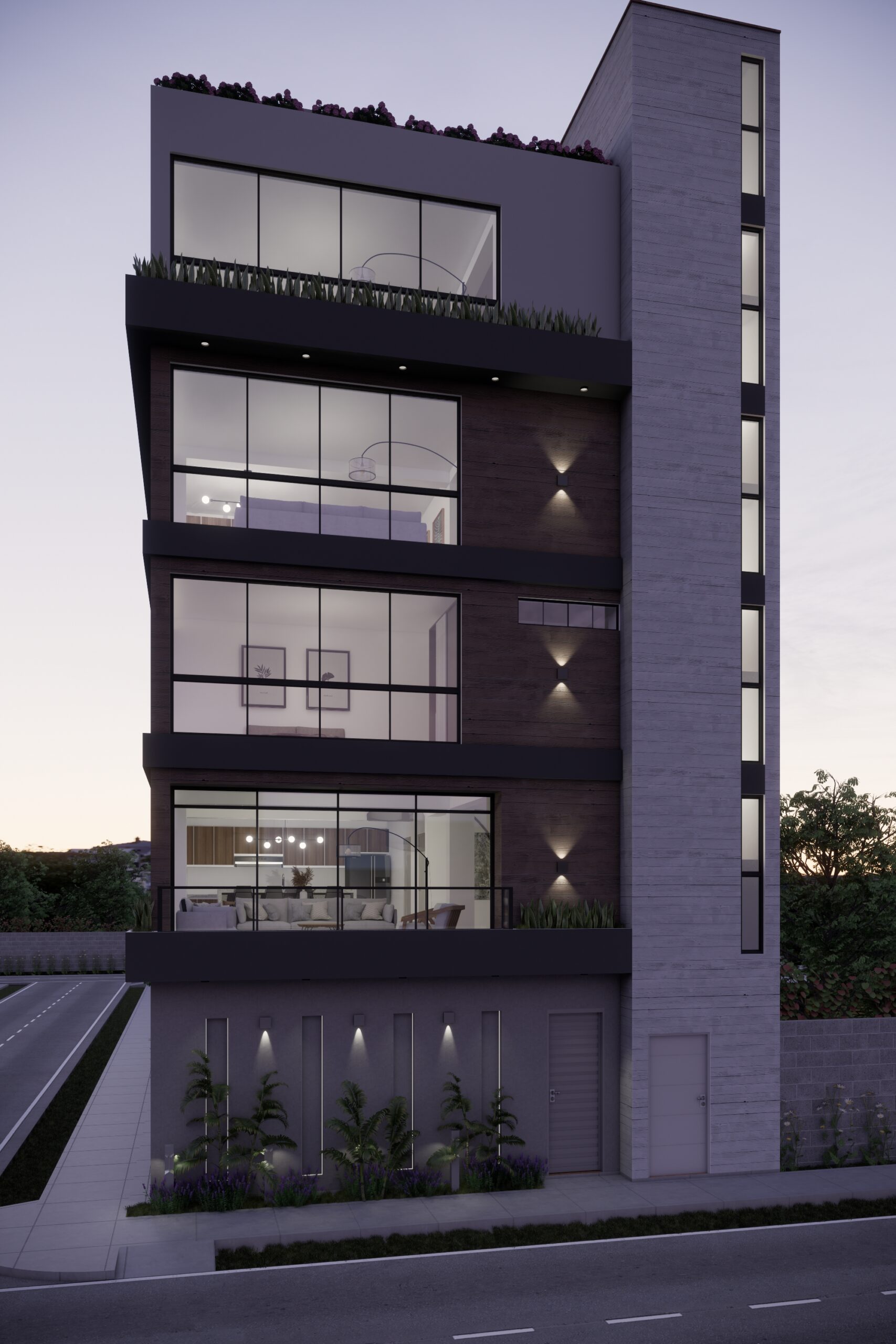 Diseño de edificio multifamiliar RM en Villa El Salvador, Lima